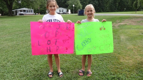 Kristina and Brooke are Cheerleaders in Altoona, Pa.